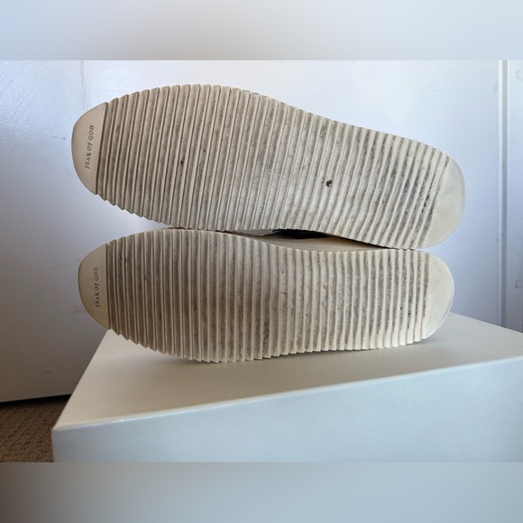 Fear of God men’s EU size 43, US size 10. tan black cream basketball sneaker - Picture 6 of 8